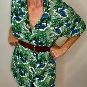 Hawaiian Mens oversized shirt
